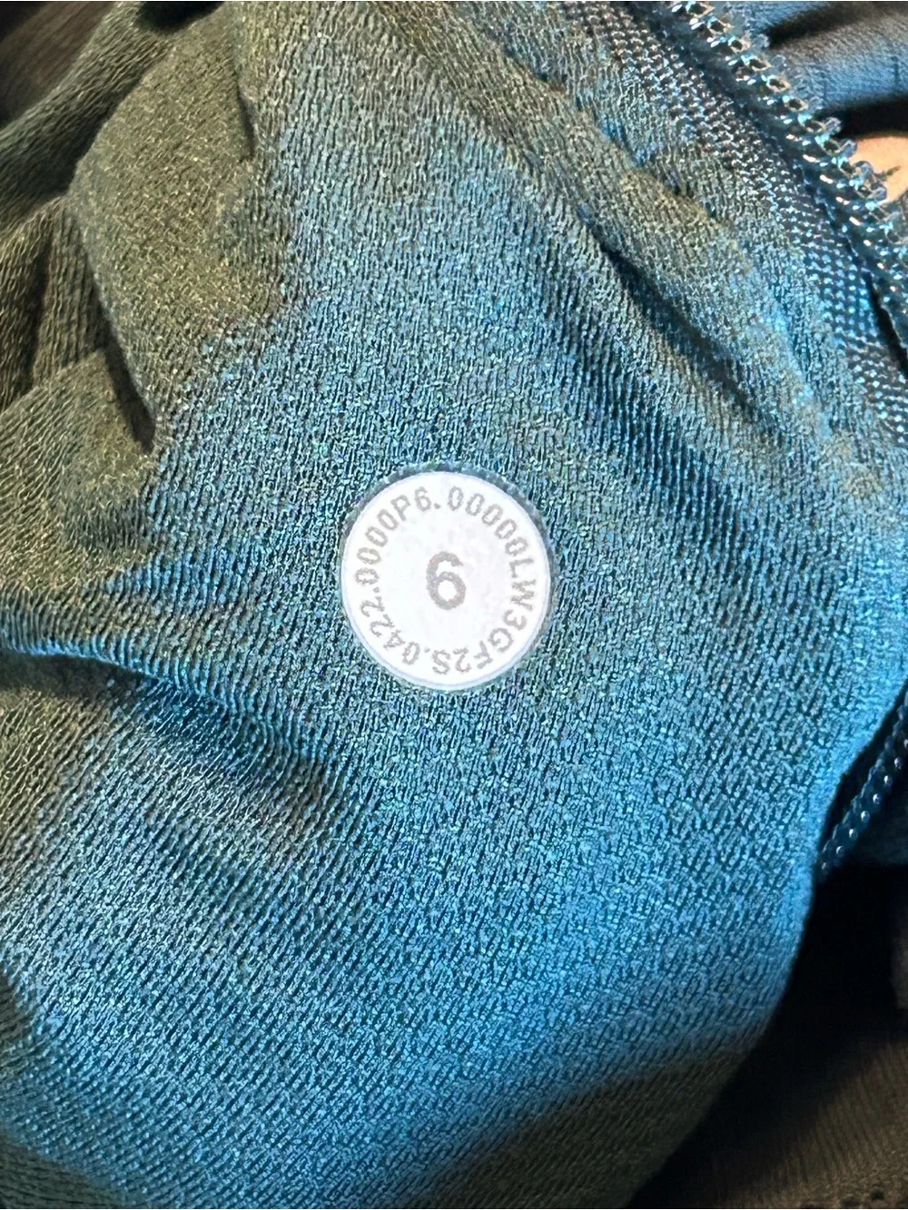 Lululemon Its Rulu Run Cropped Half Zip Green Jasper Size 6
